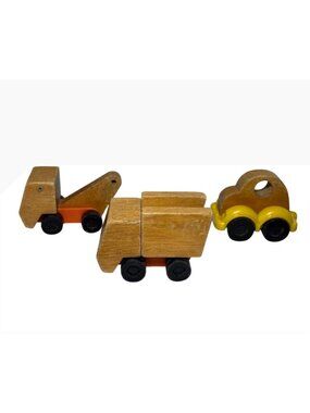 3 Mattel Putt Putt Vehicles Car Tow Truck Dump Truck Lot of 3